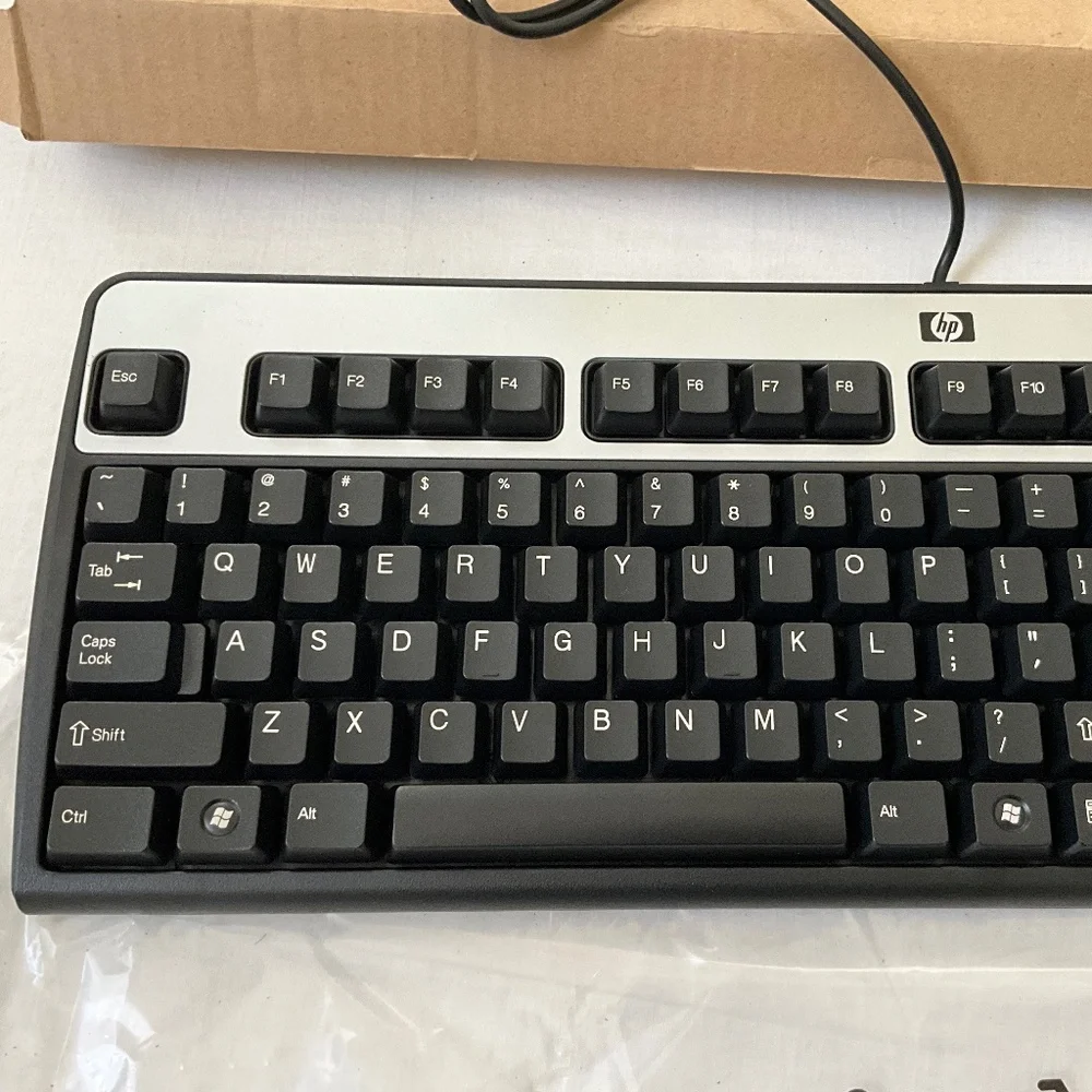 NIB HP Wired Keyboard Model KB-0316 Black